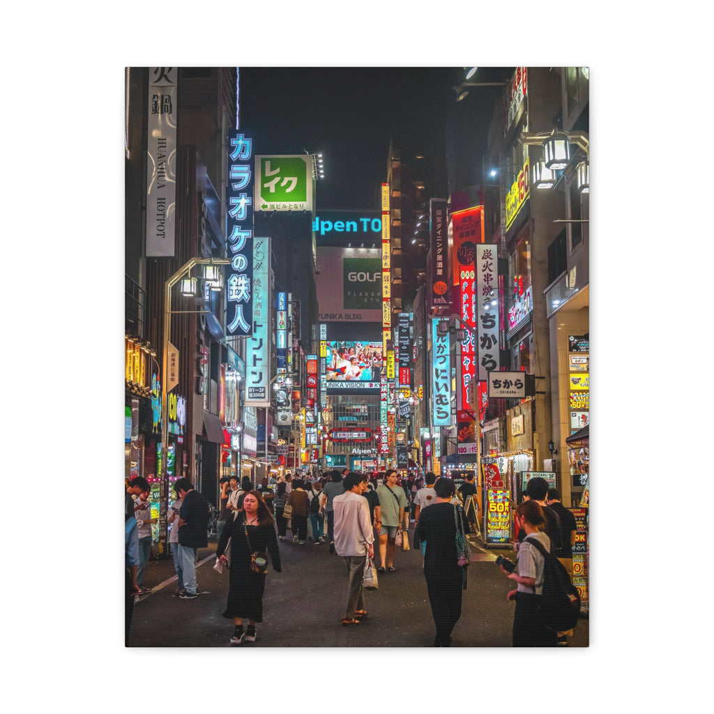 Shinjuku - Vibrant Nightlife Canvas