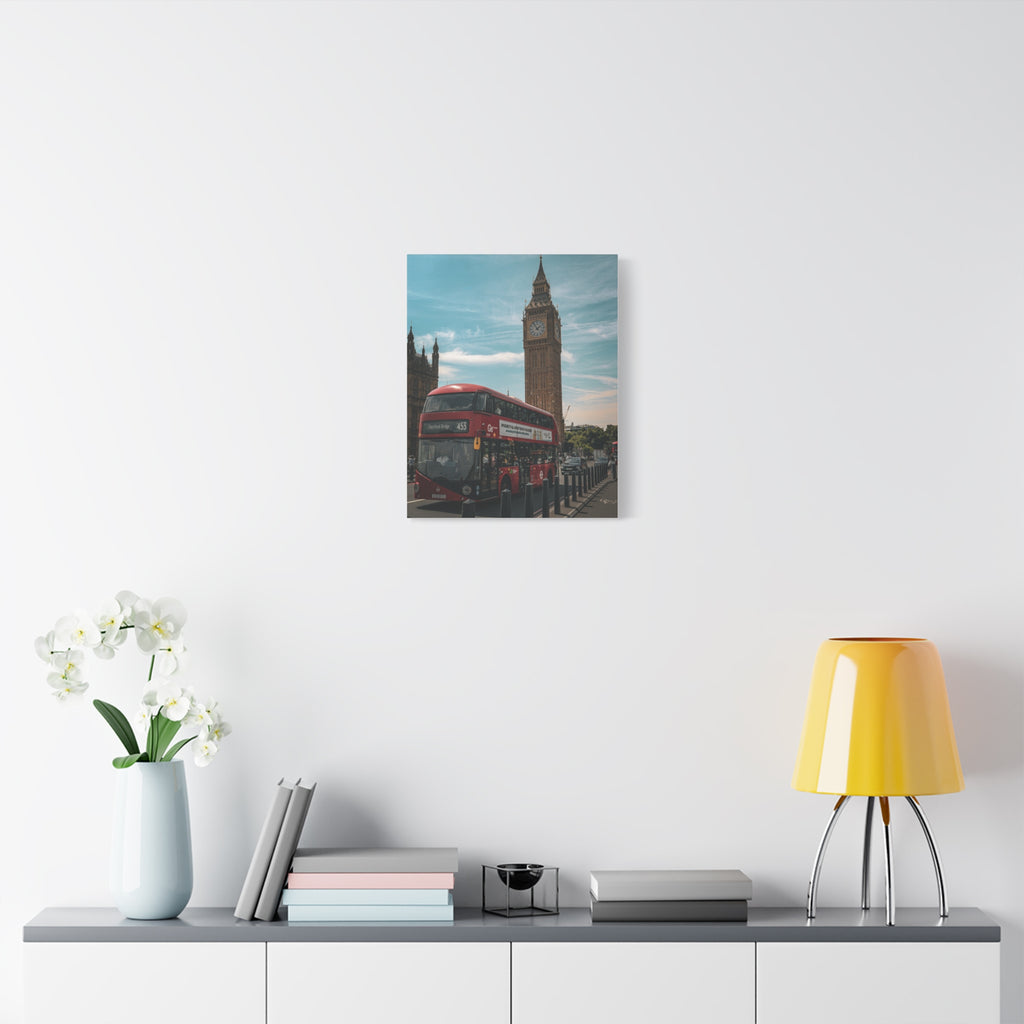 London - Double Decker Bus Canvas