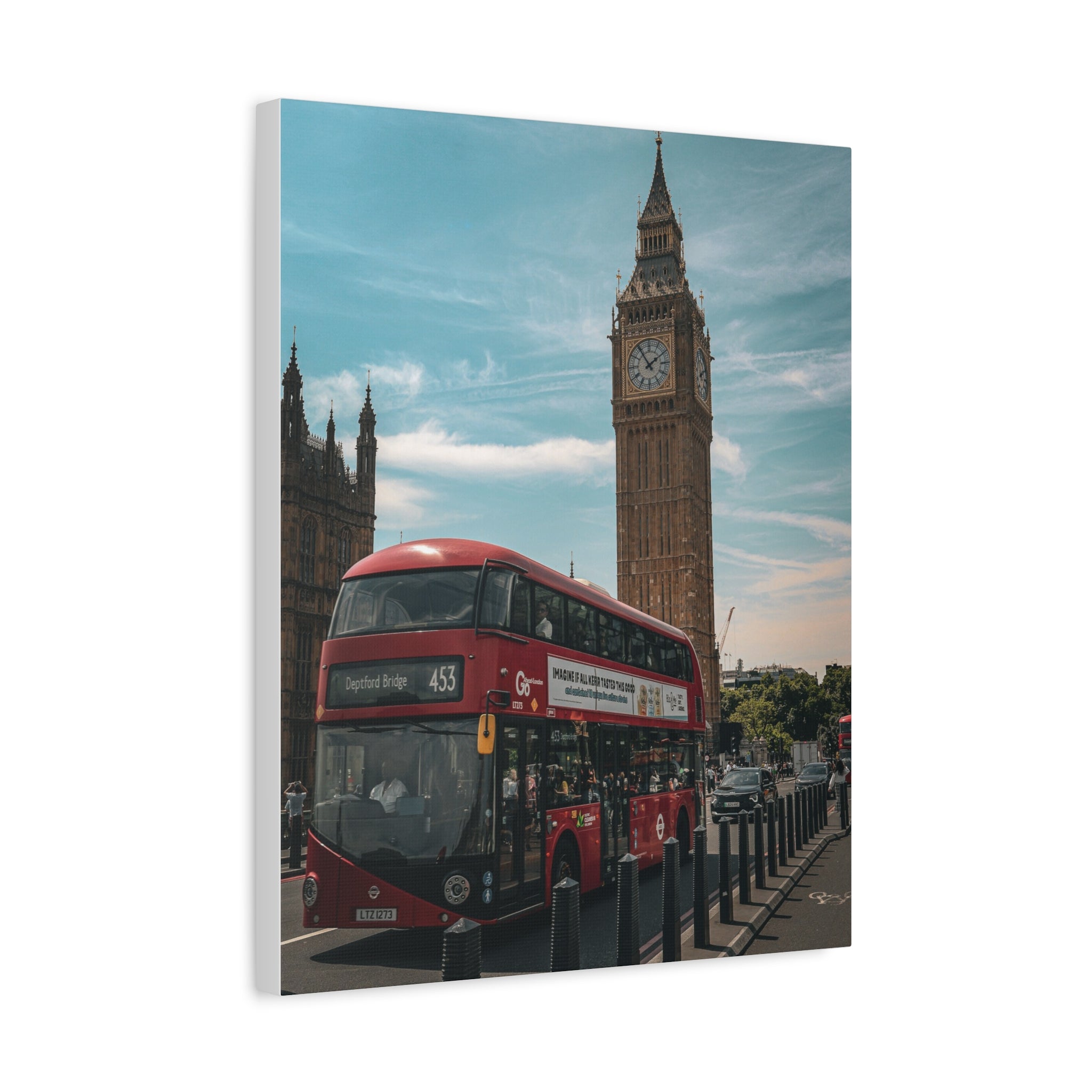 London - Double Decker Bus Canvas