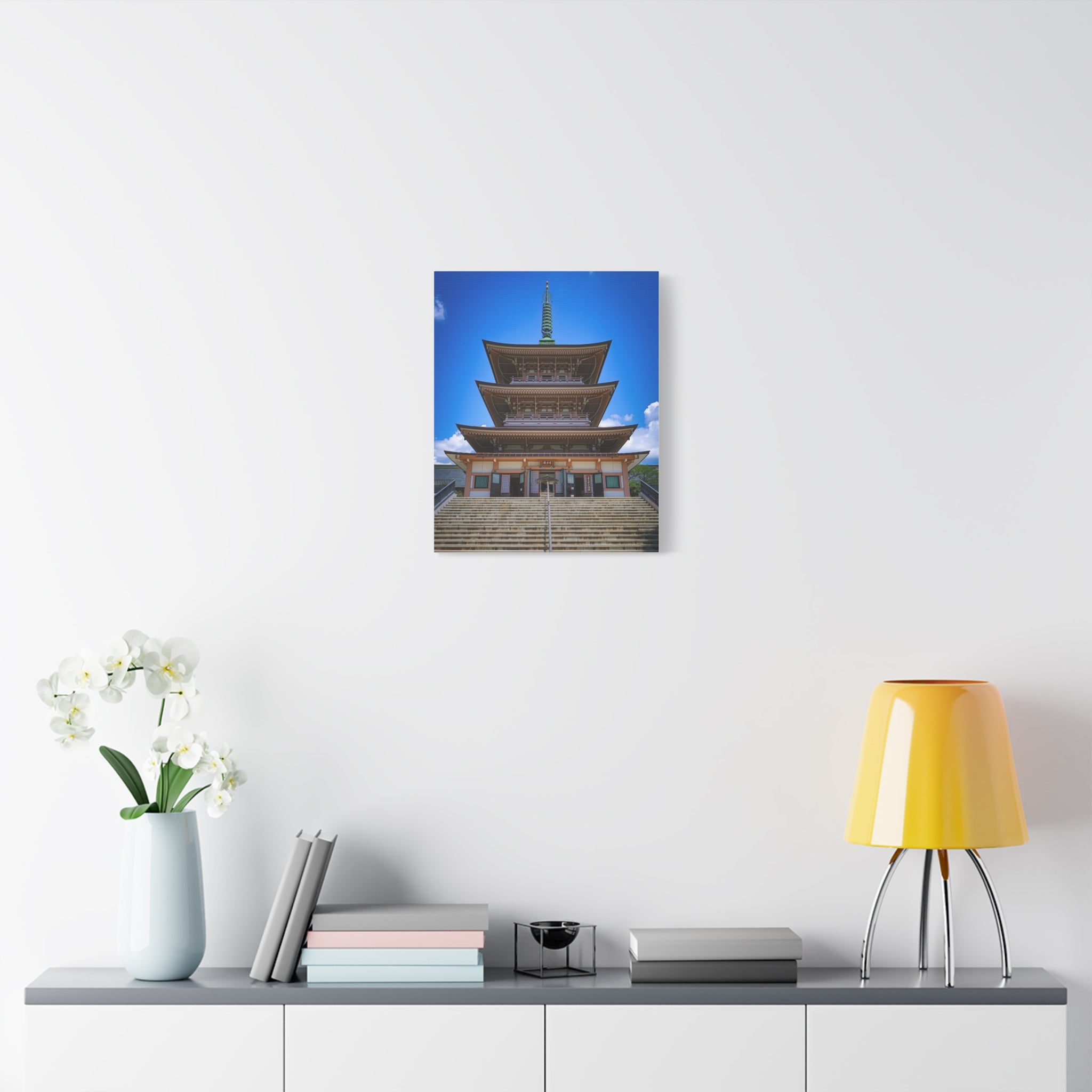 Japanese Countryside - Architectural Ascension Canvas
