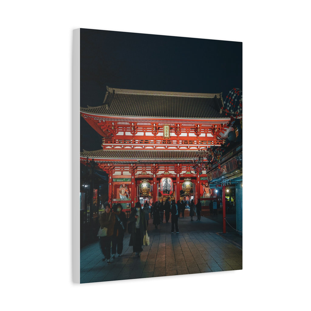 Sensō-ji - Midnight Stroll Canvas