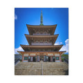 Japanese Countryside - Architectural Ascension Canvas