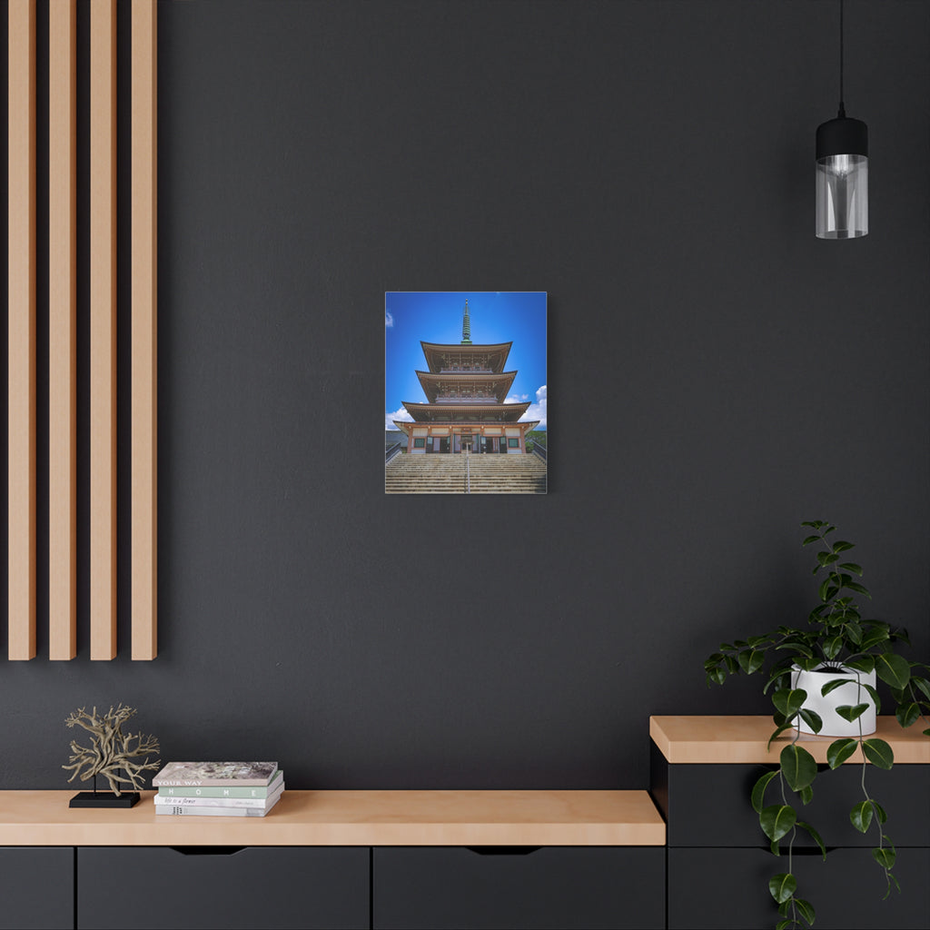 Japanese Countryside - Architectural Ascension Canvas