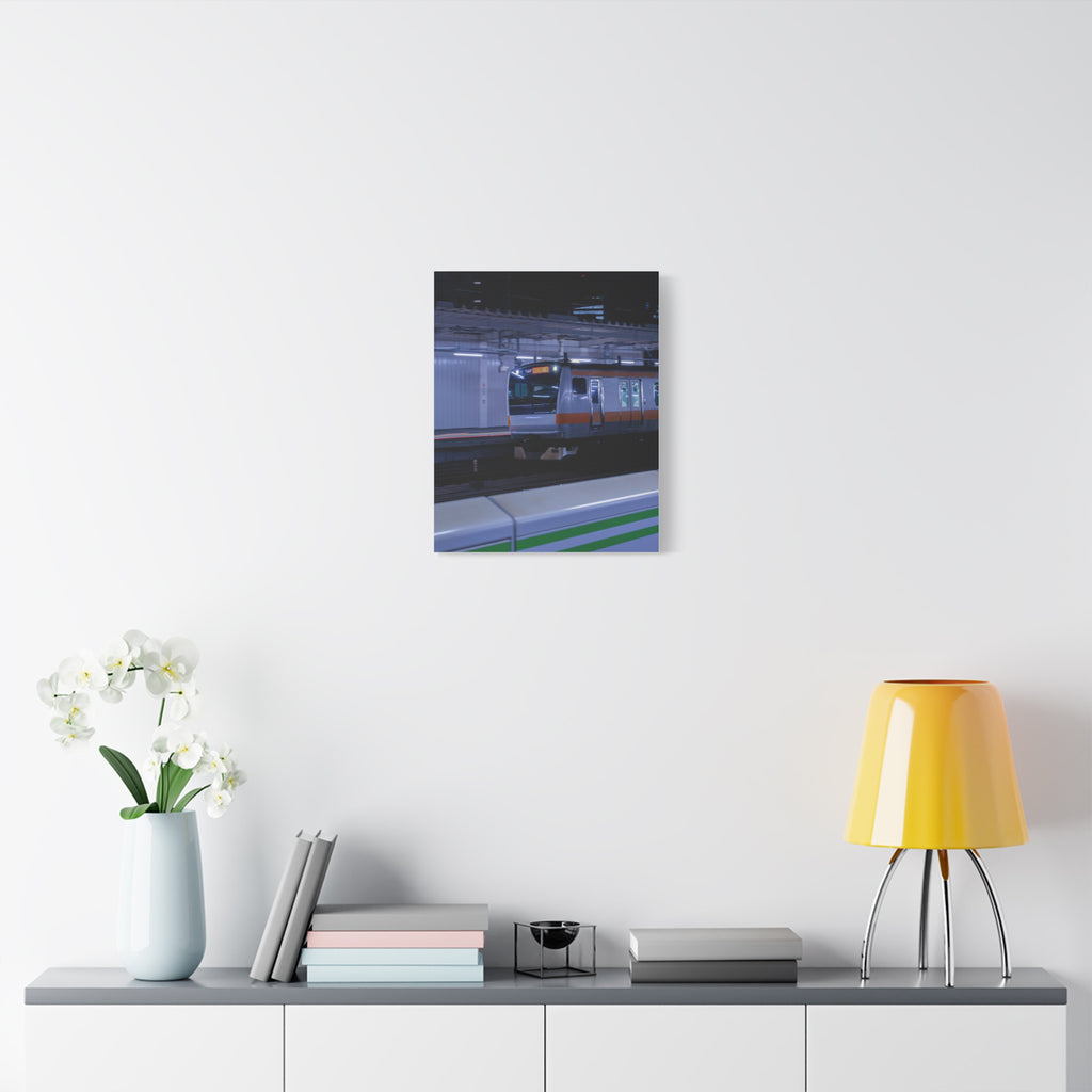 Japanese Railway - Midnight Rush Canvas