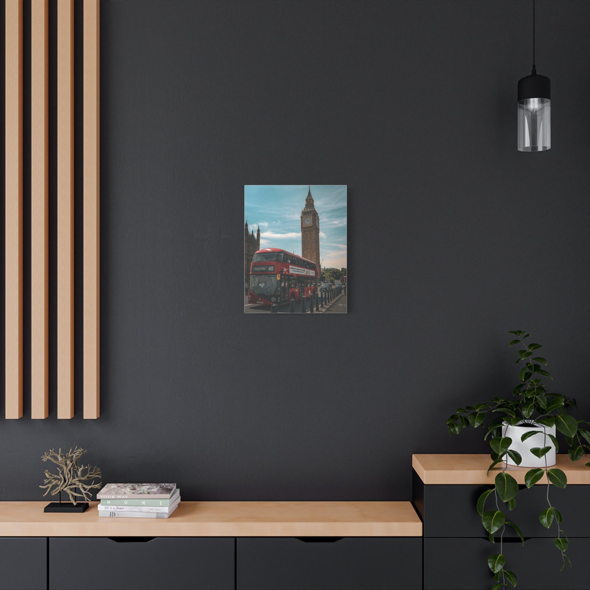 London - Double Decker Bus Canvas