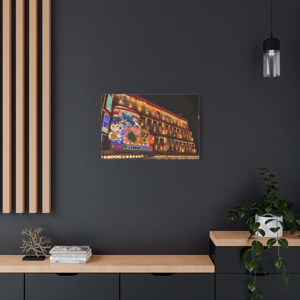Osaka - Night Life Canvas