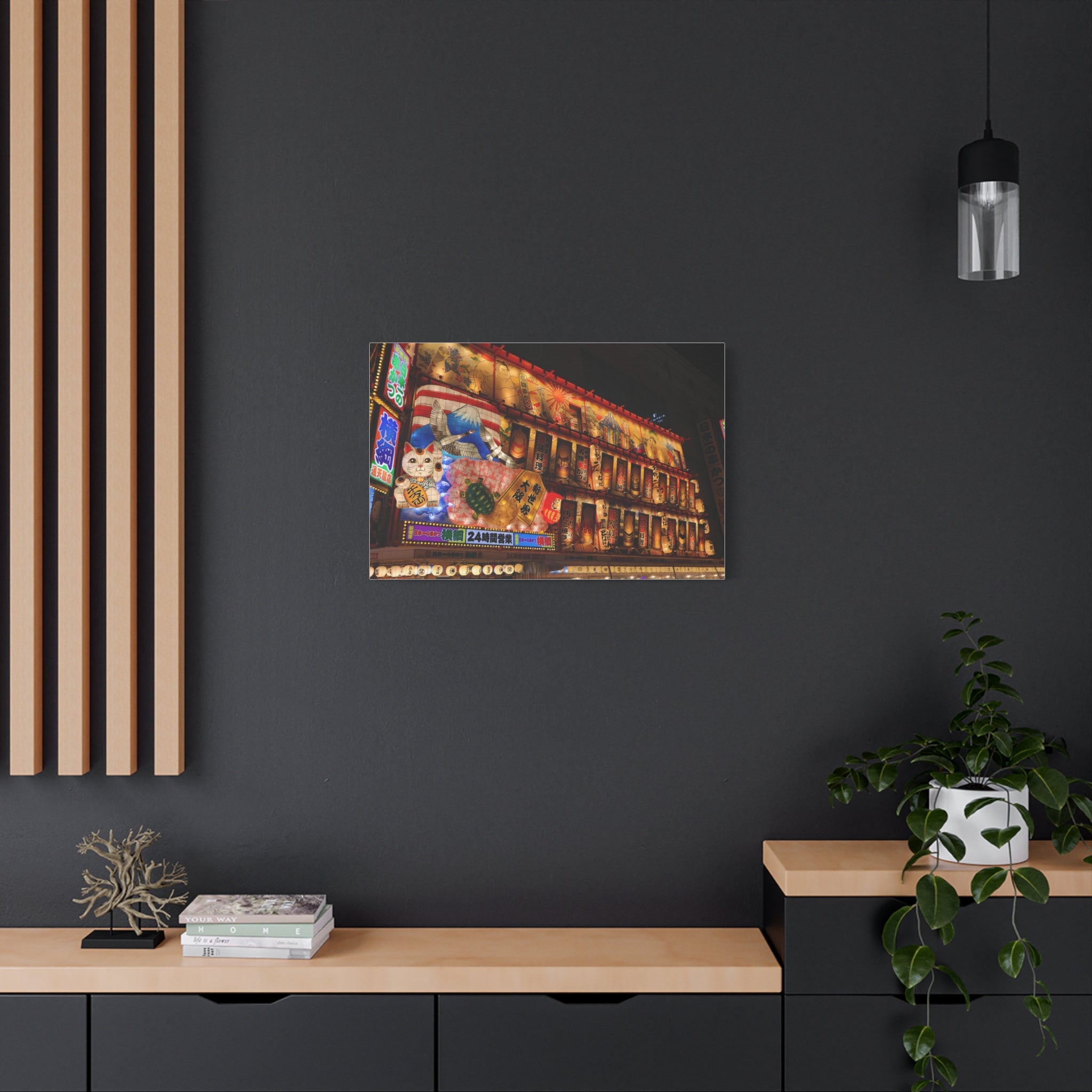 Osaka - Night Life Canvas