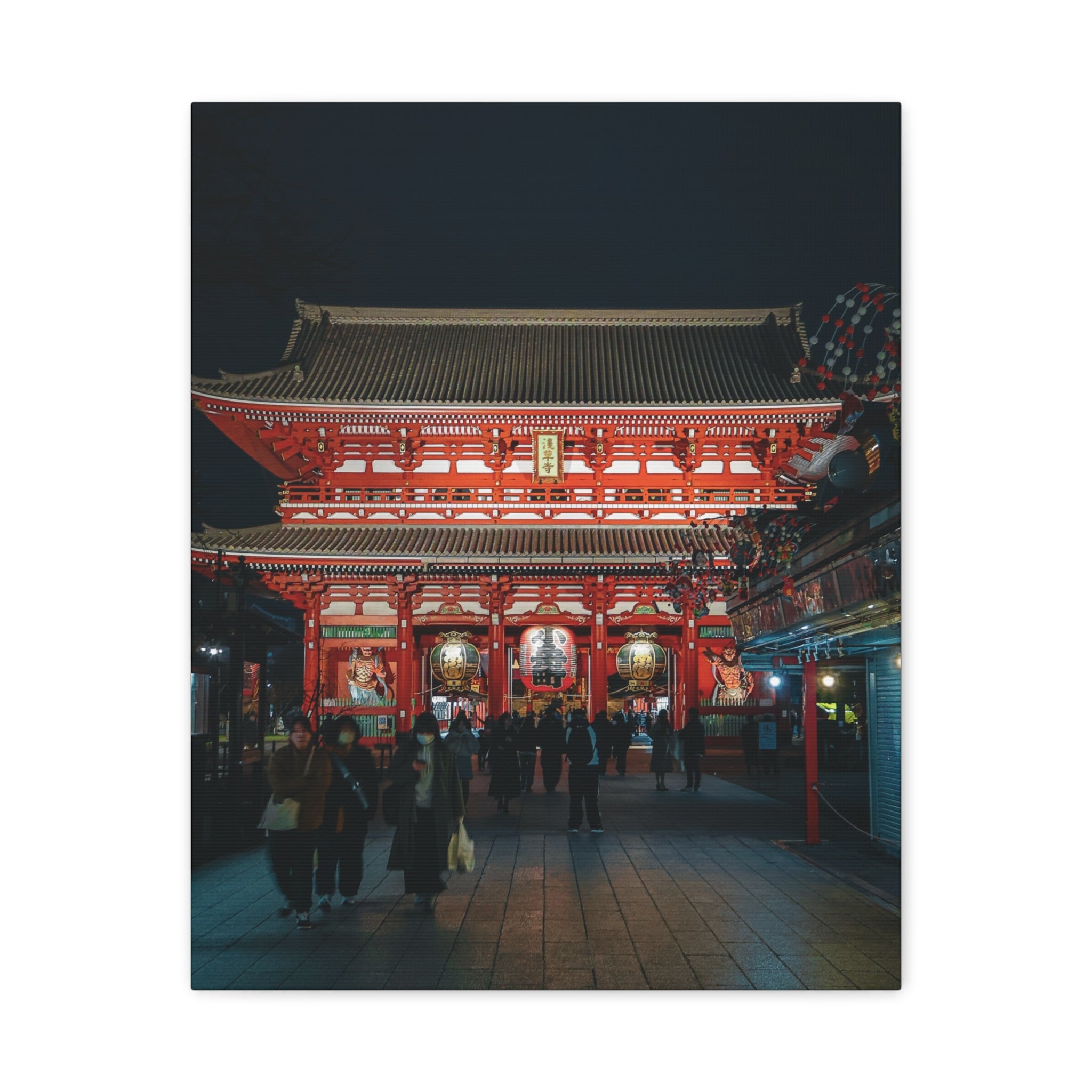 Sensō-ji - Midnight Stroll Canvas