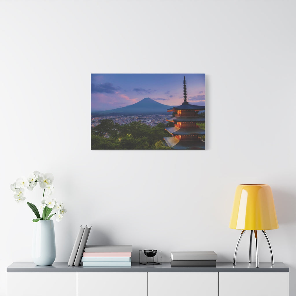 Mount Fuji - Evening Tranquility Canvas