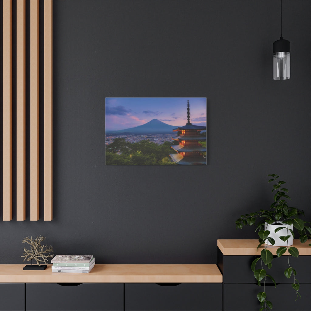 Mount Fuji - Evening Tranquility Canvas