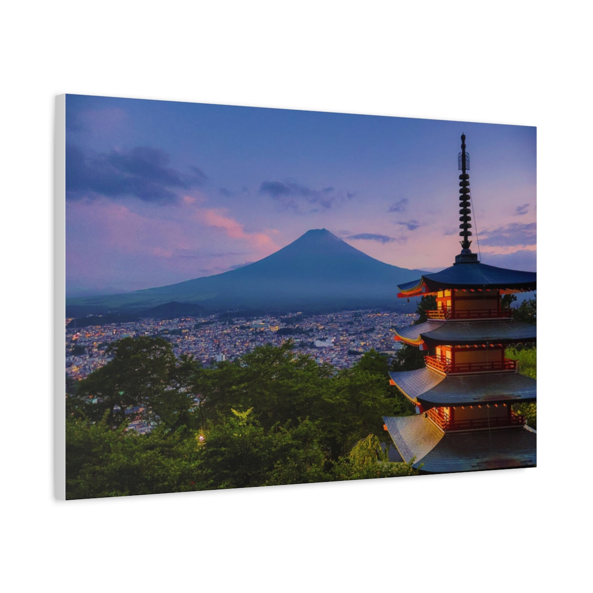 Mount Fuji - Evening Tranquility Canvas