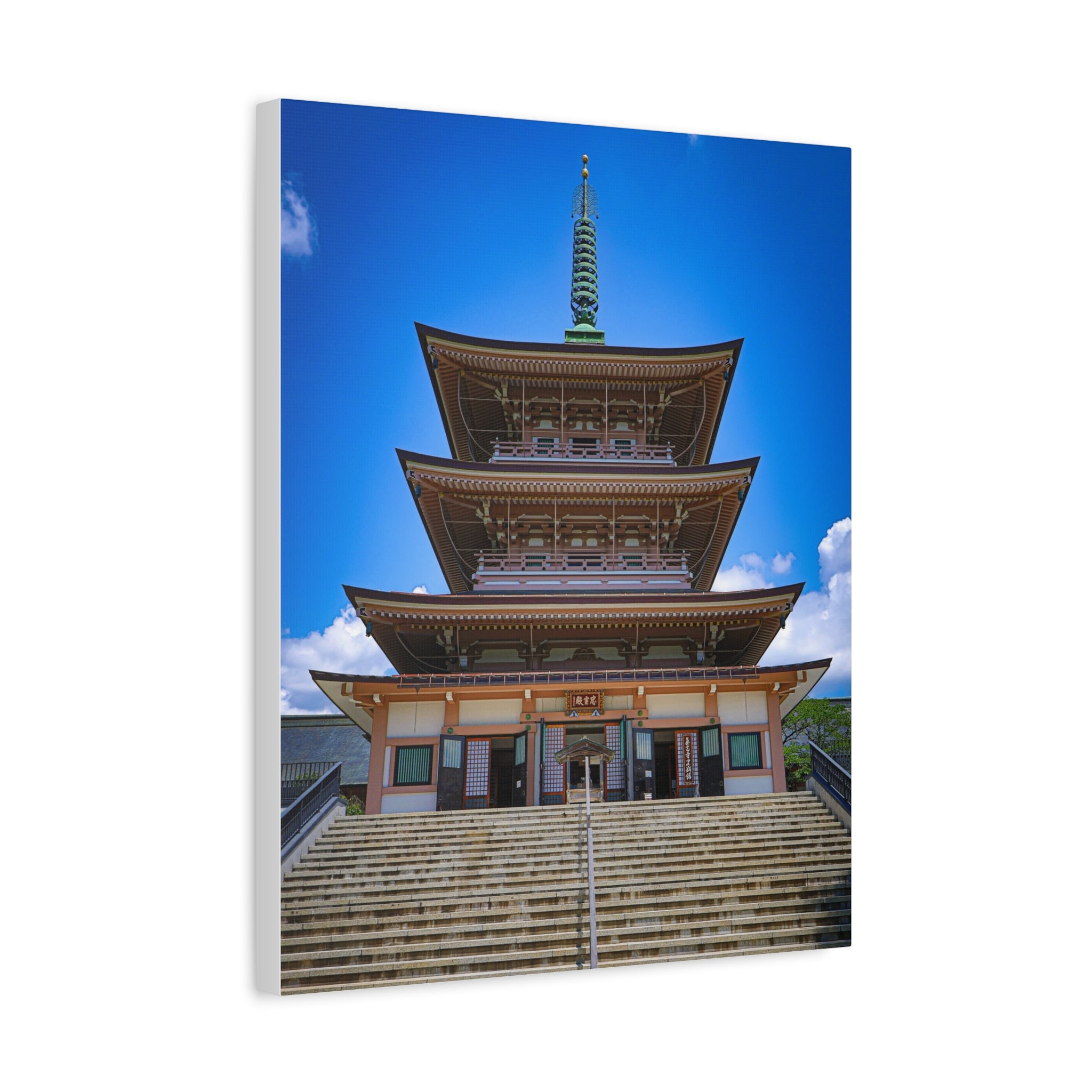 Japanese Countryside - Architectural Ascension Canvas