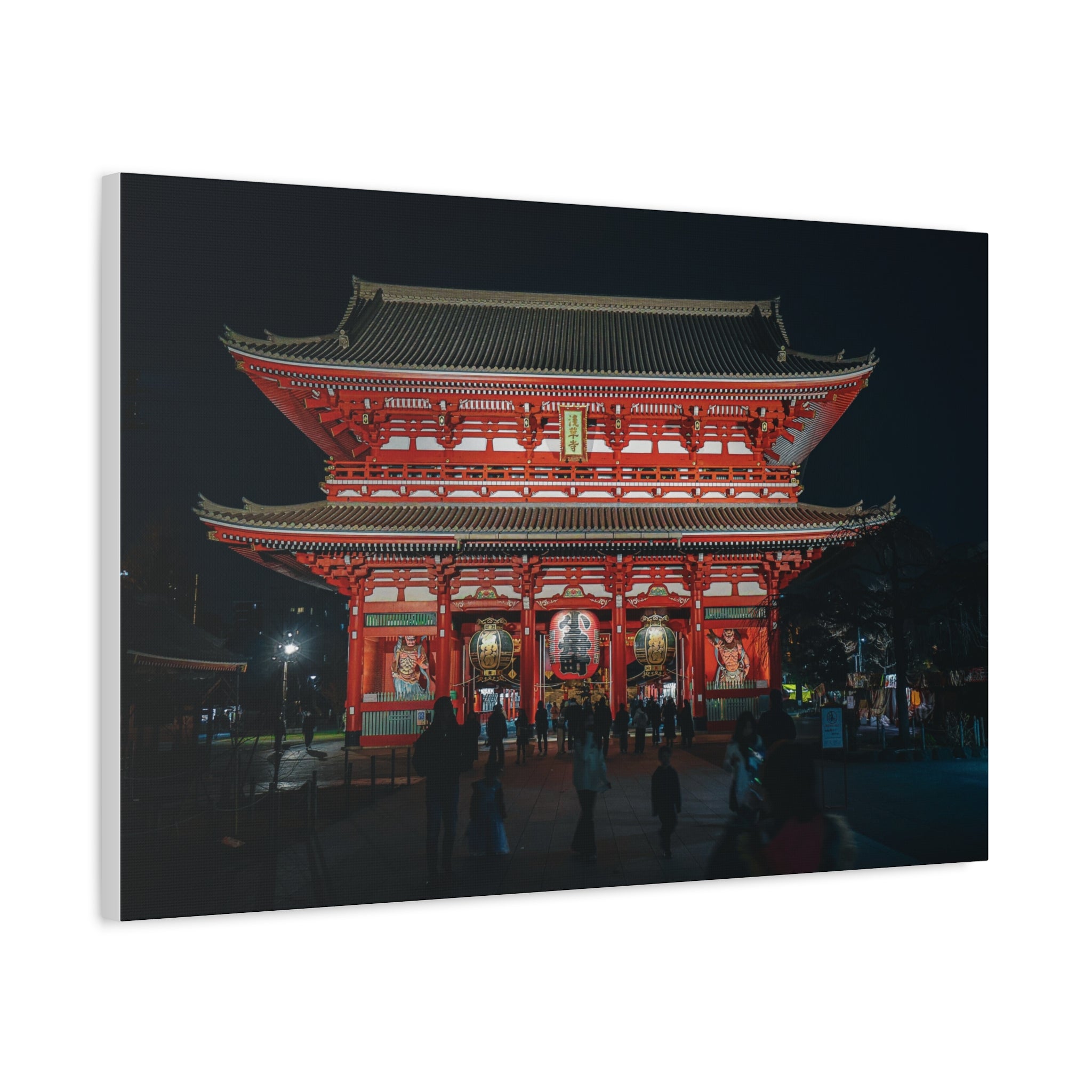 Sensō-ji Temple - Midnight Stroll Canvas