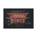 Sensō-ji Temple - Midnight Stroll Canvas