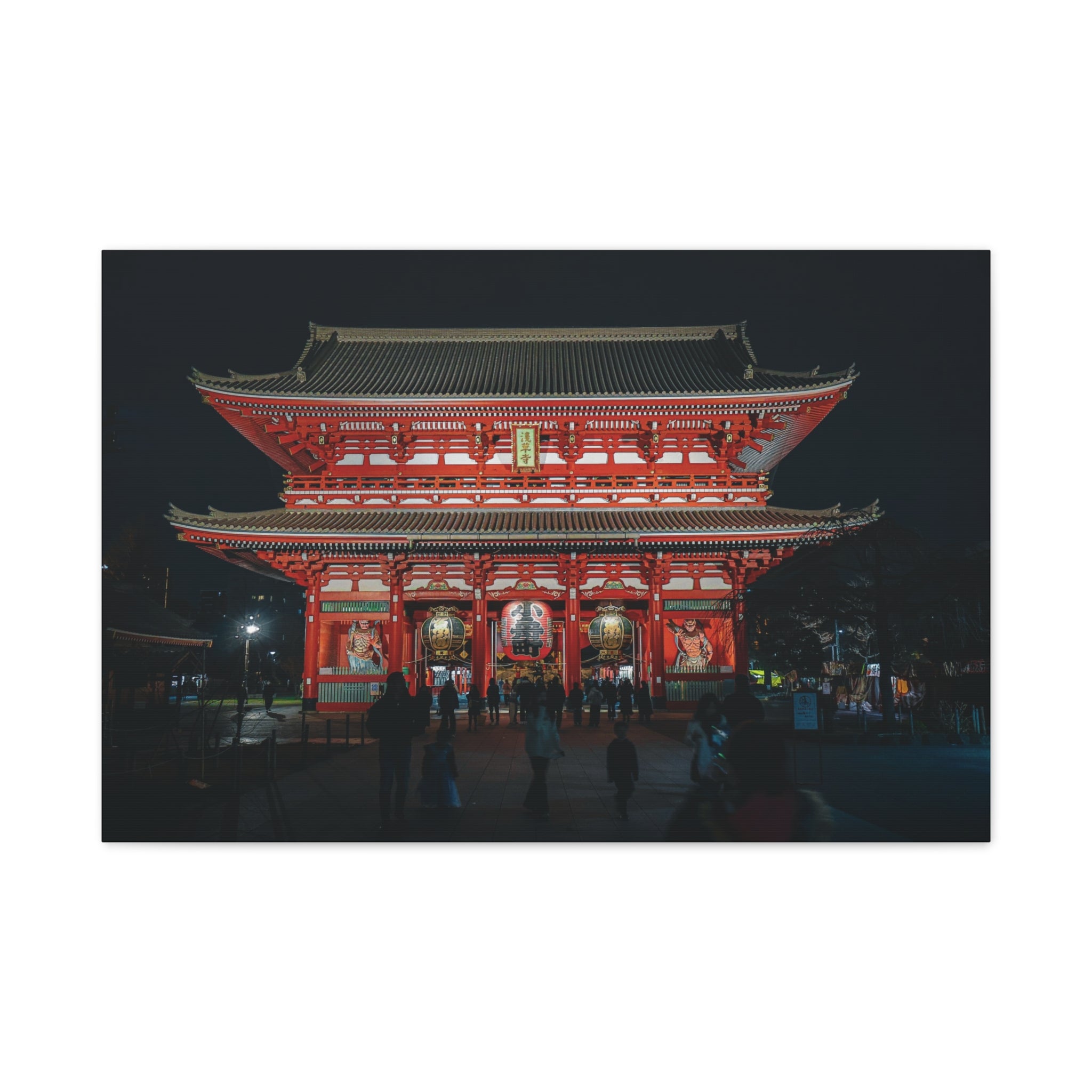 Sensō-ji Temple - Midnight Stroll Canvas